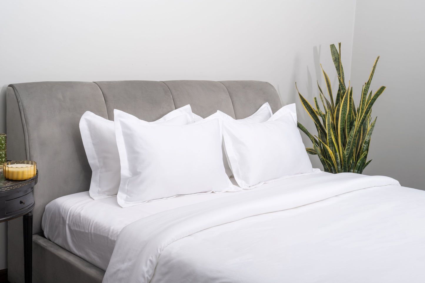 WHITE & WHITE DUVET COVER